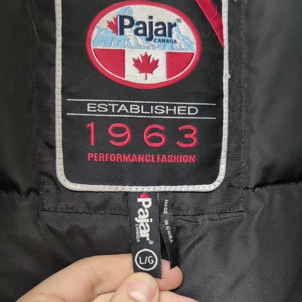 Pajar Men's Charcoal Puffer Jacket - Picture 3 of 8